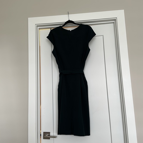Kasper belted sheath dress with cap sleeve - Picture 2 of 5